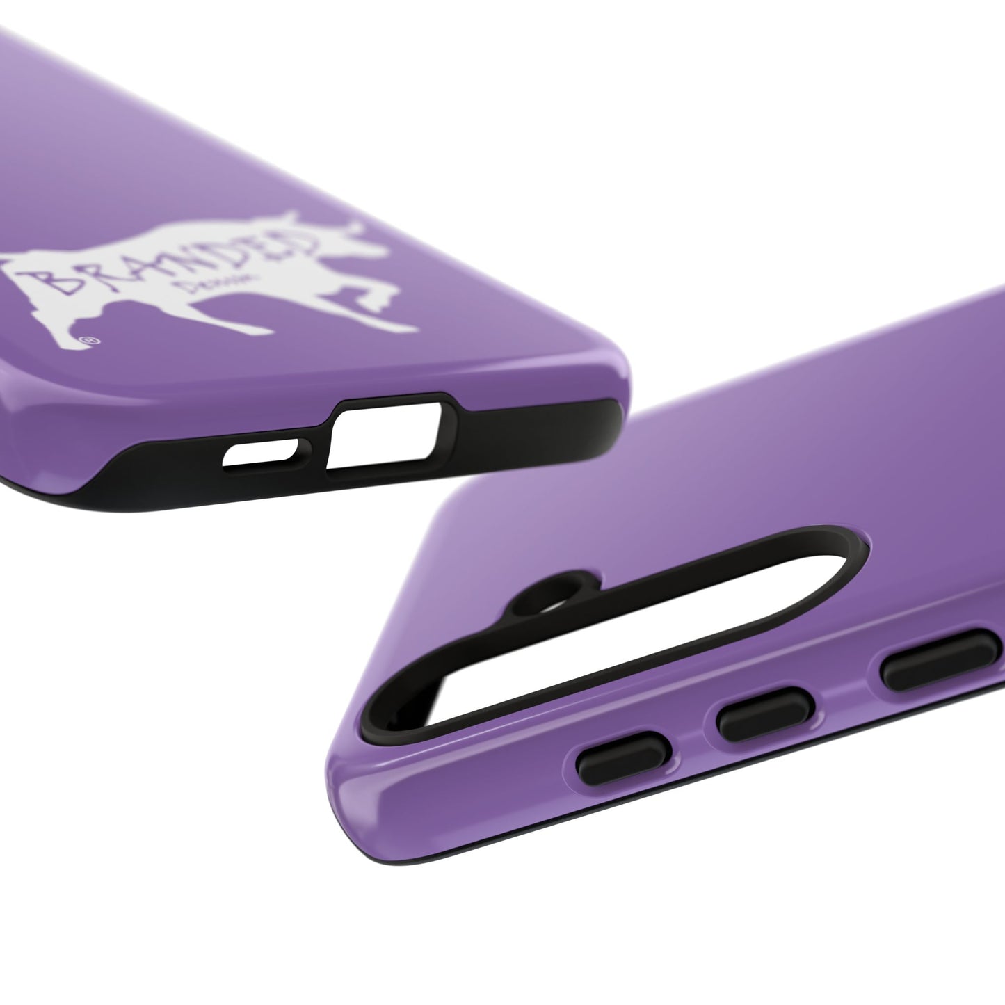 Purple Branded Denim Logo IPhone, Samsung, Google Tough Cases