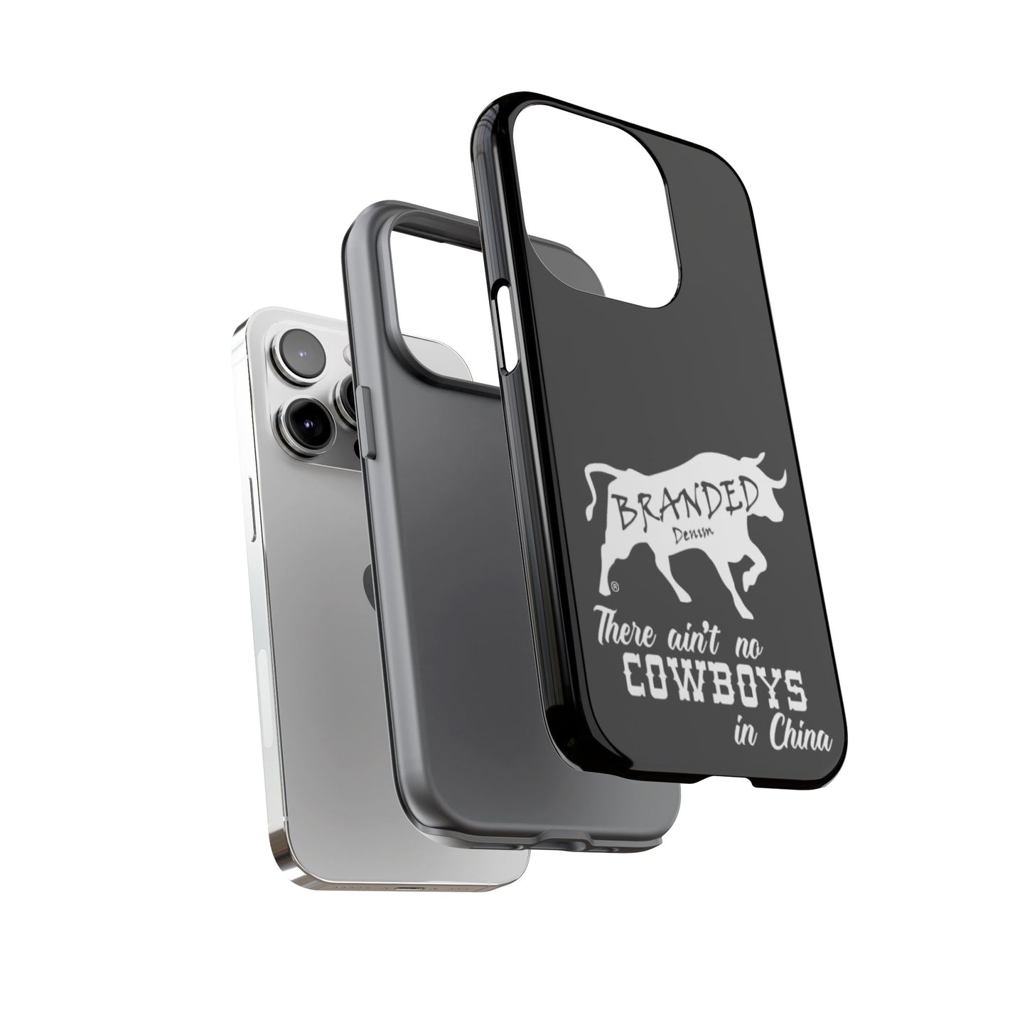 Black Ain't No Cowboys In China IPhone, Google, & Samsung Tough Cases