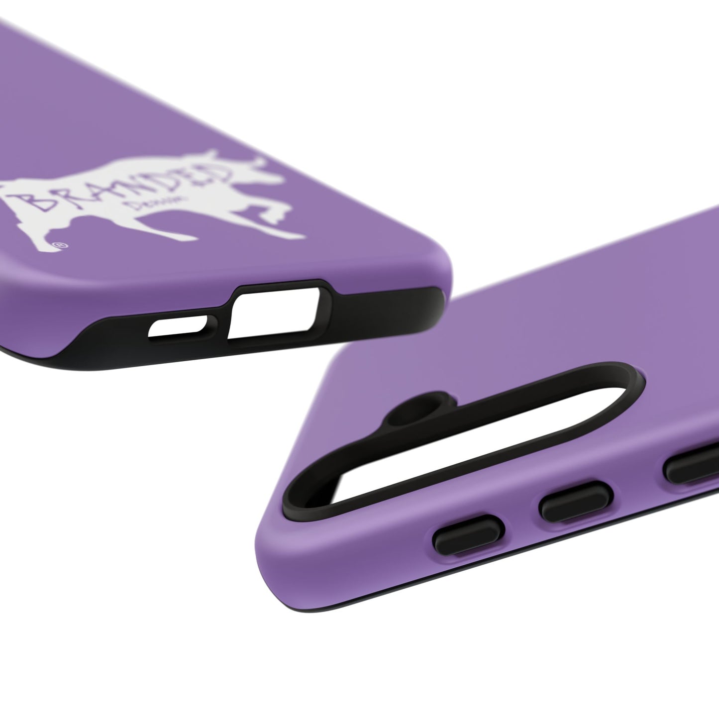 Purple Branded Denim Logo IPhone, Samsung, Google Tough Cases