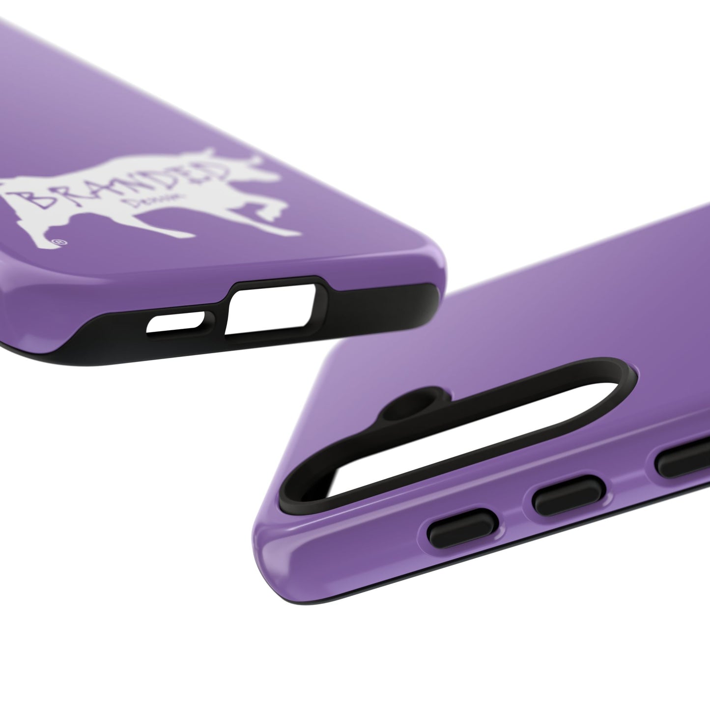 Purple Branded Denim Logo IPhone, Samsung, Google Tough Cases