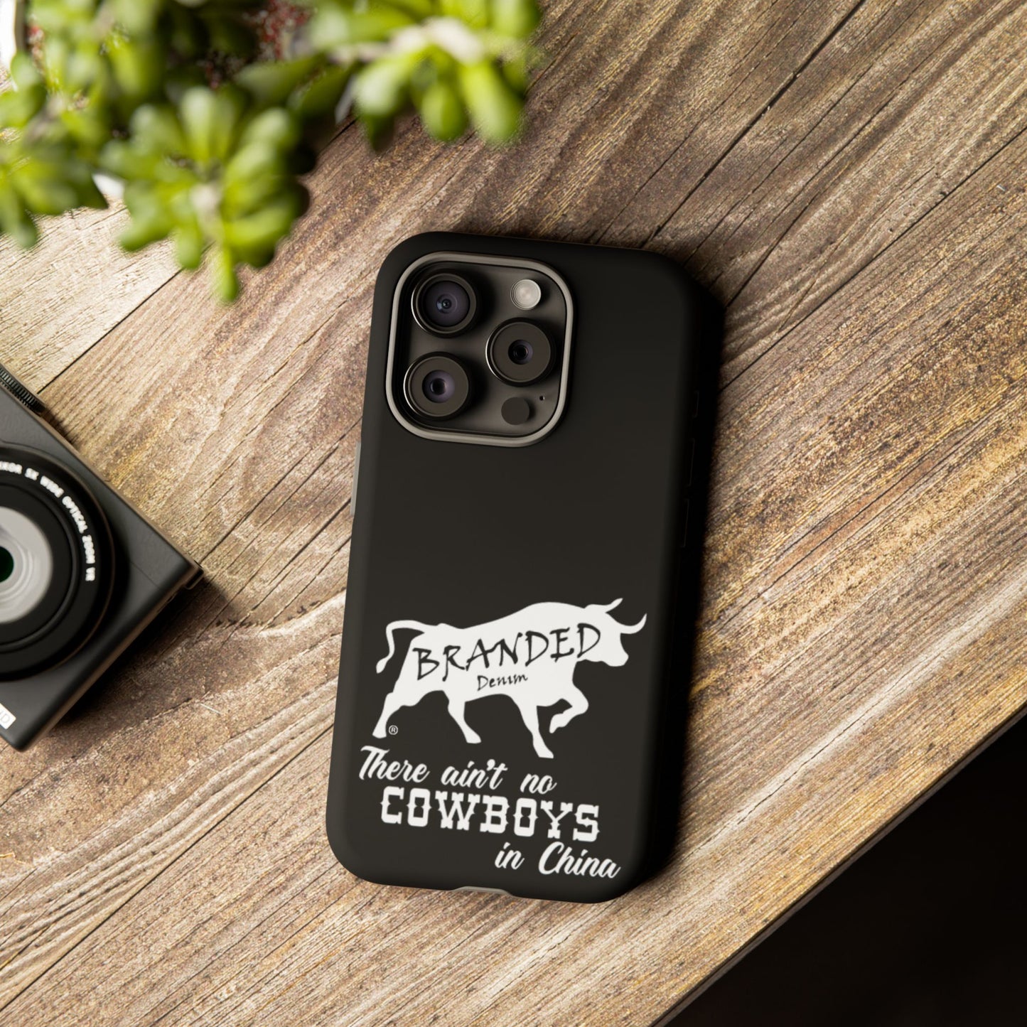 Black Ain't No Cowboys In China IPhone, Google, & Samsung Tough Cases