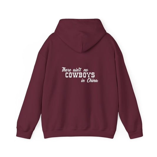 There Ain't No Cowboys in China Logo Hoodie