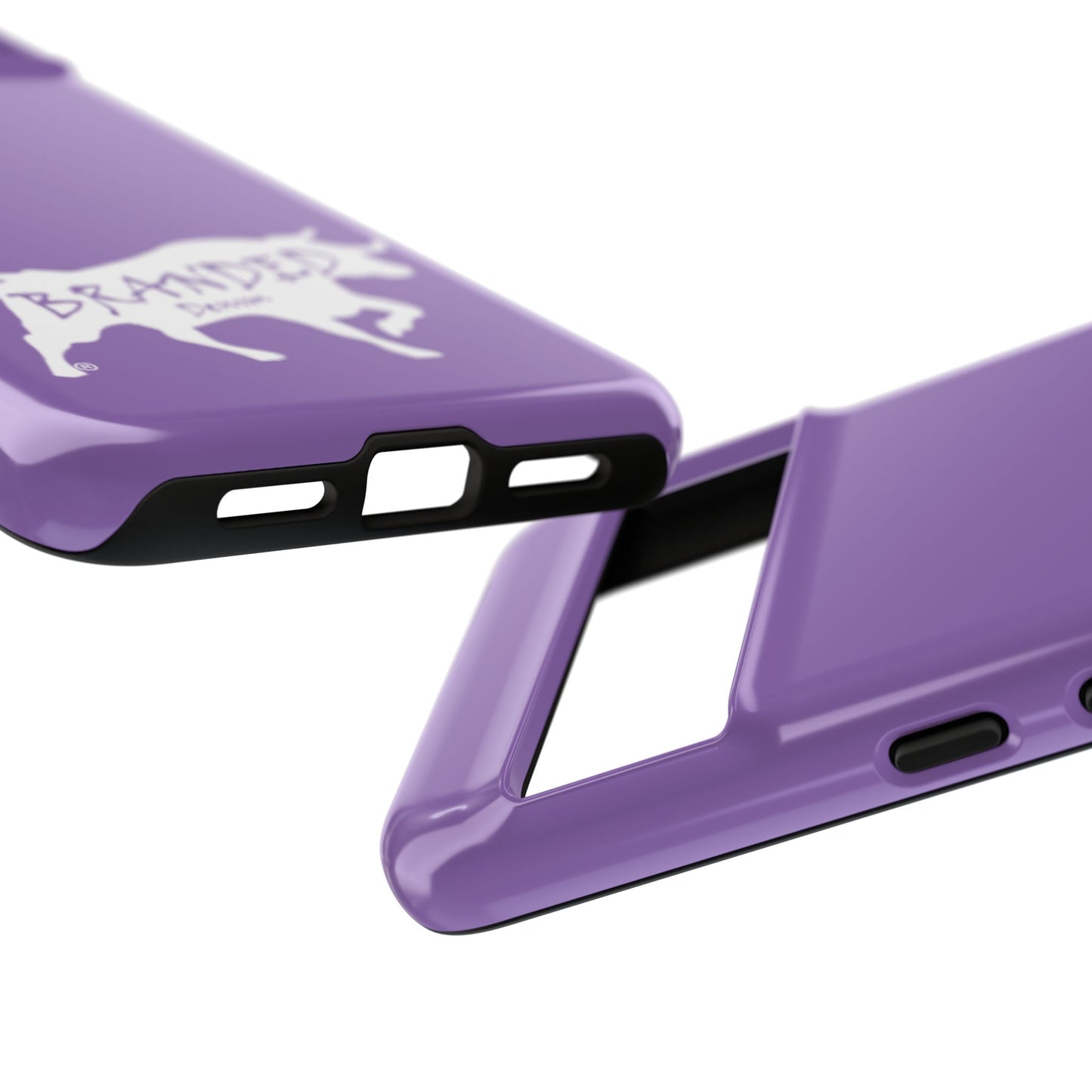 Purple Branded Denim Logo IPhone, Samsung, Google Tough Cases