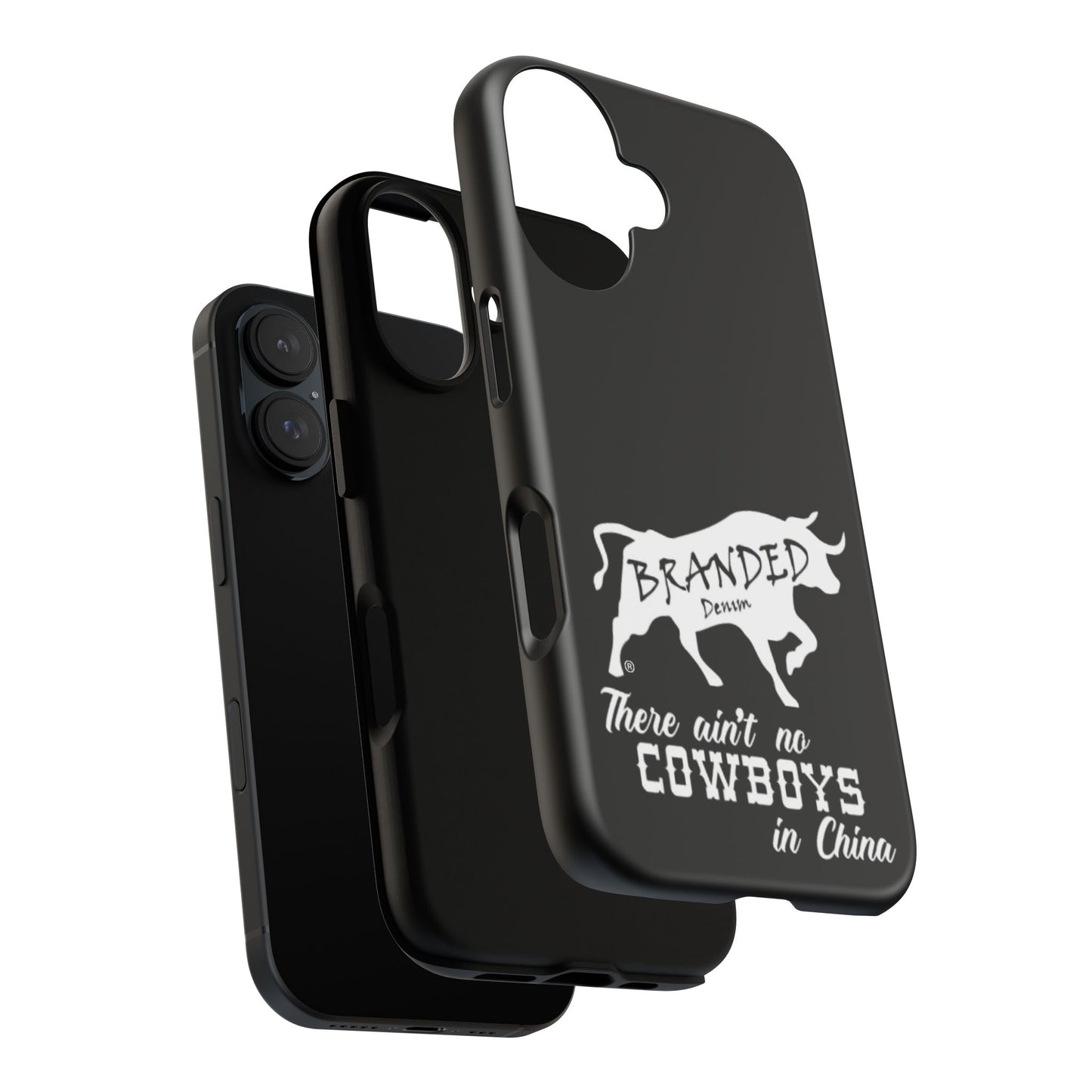 Black Ain't No Cowboys In China IPhone, Google, & Samsung Tough Cases