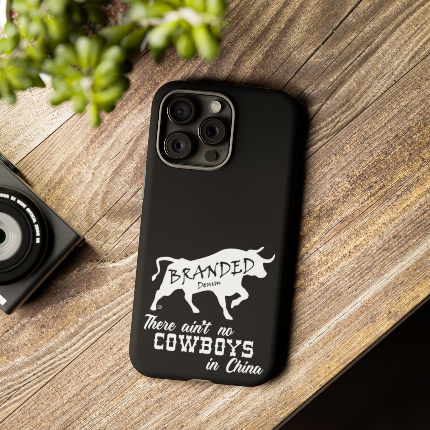 Black Ain't No Cowboys In China IPhone, Google, & Samsung Tough Cases