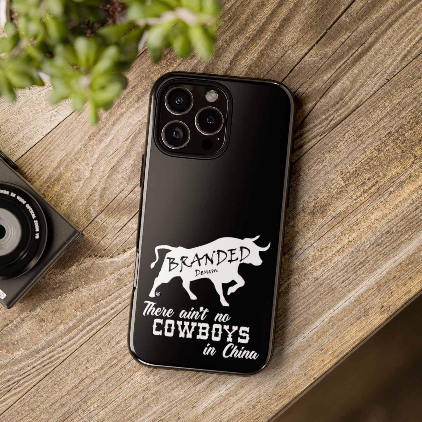 Black Ain't No Cowboys In China IPhone, Google, & Samsung Tough Cases