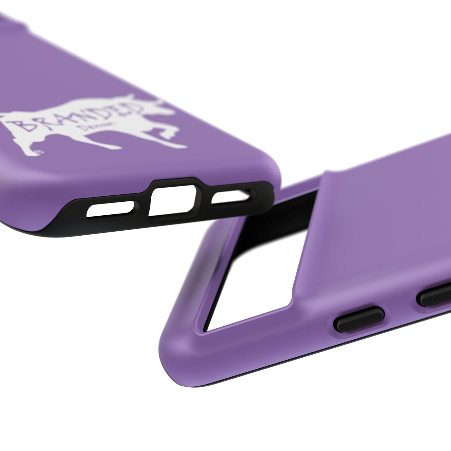 Purple Branded Denim Logo IPhone, Samsung, Google Tough Cases