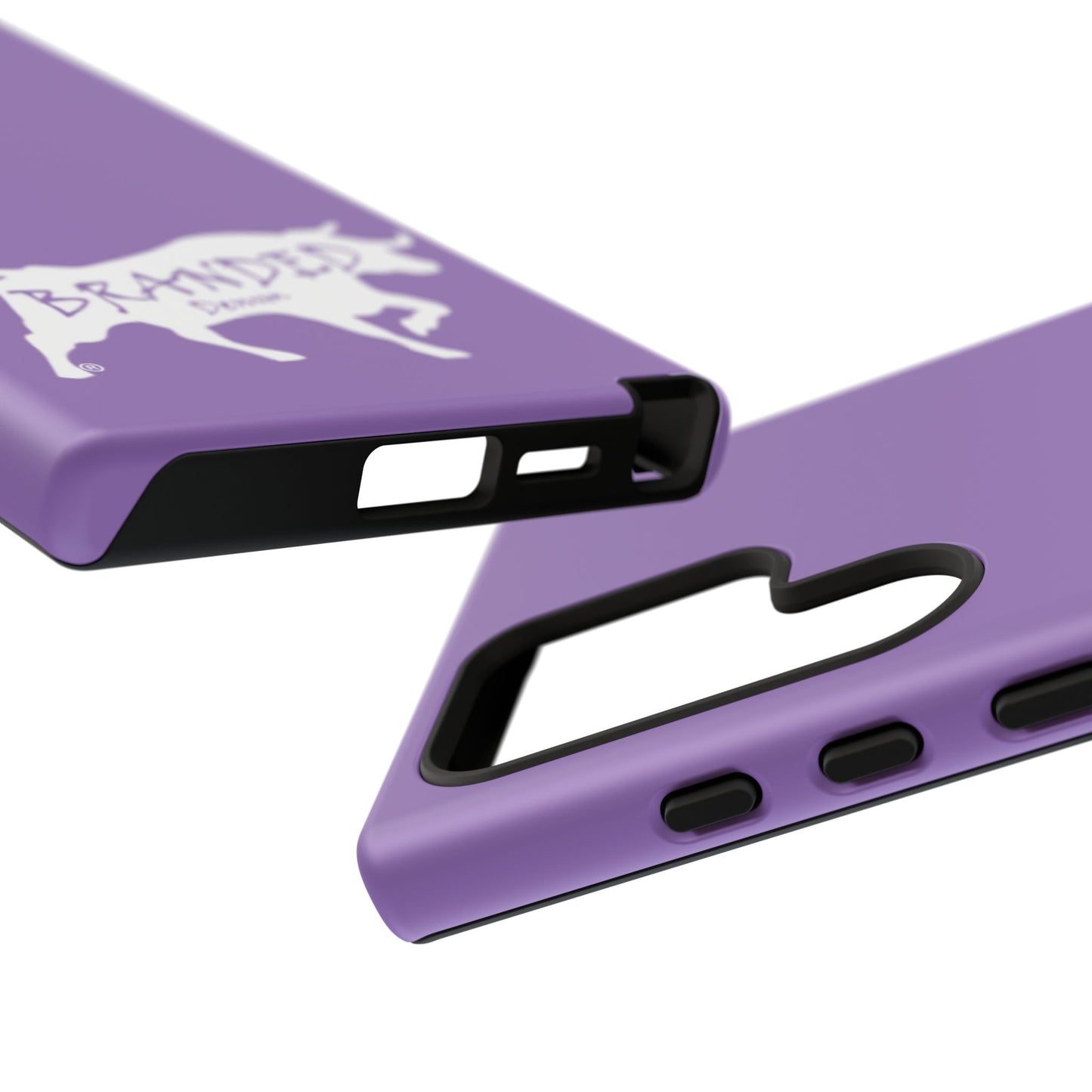 Purple Branded Denim Logo IPhone, Samsung, Google Tough Cases