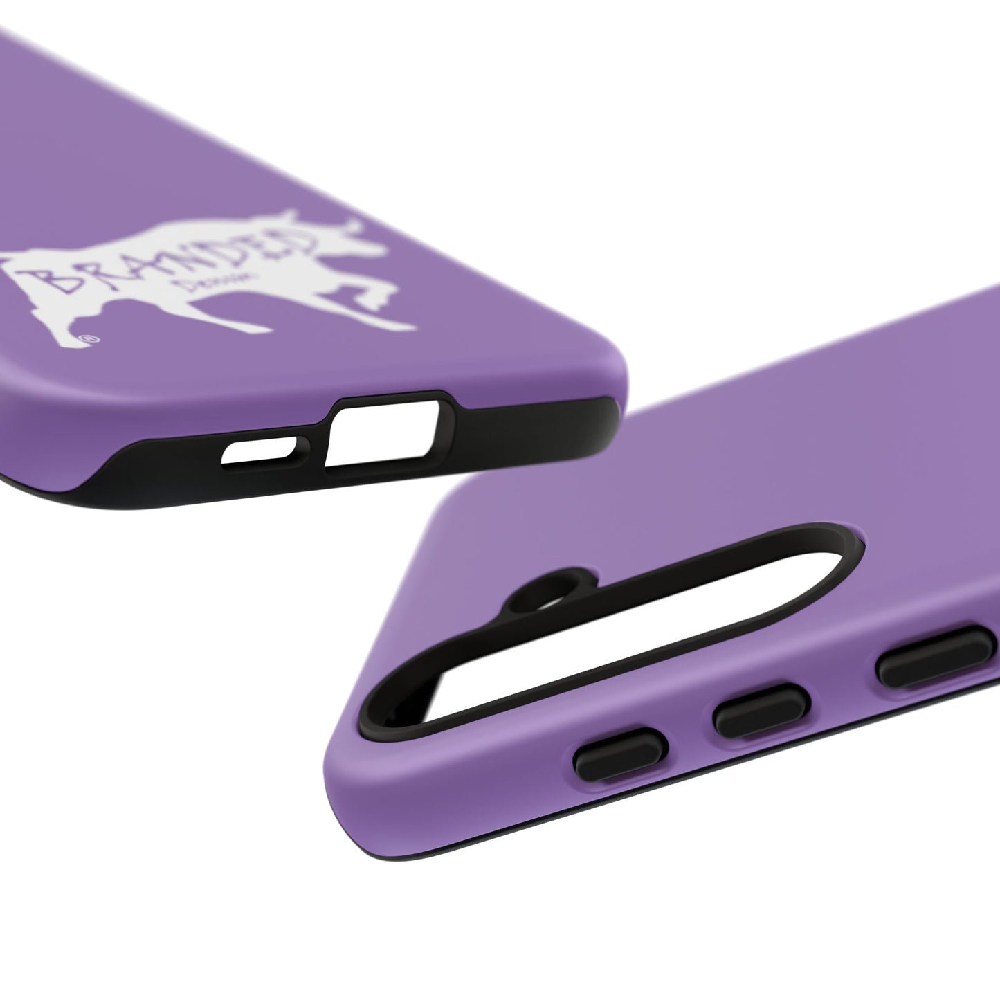 Purple Branded Denim Logo IPhone, Samsung, Google Tough Cases