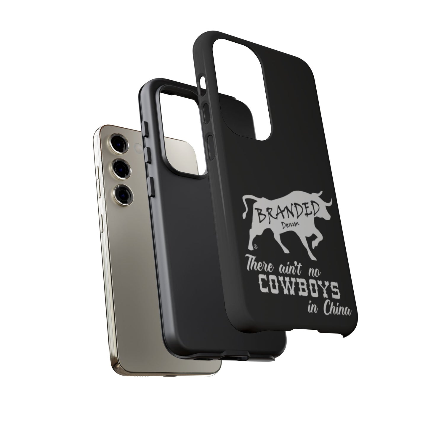 Black Ain't No Cowboys In China IPhone, Google, & Samsung Tough Cases